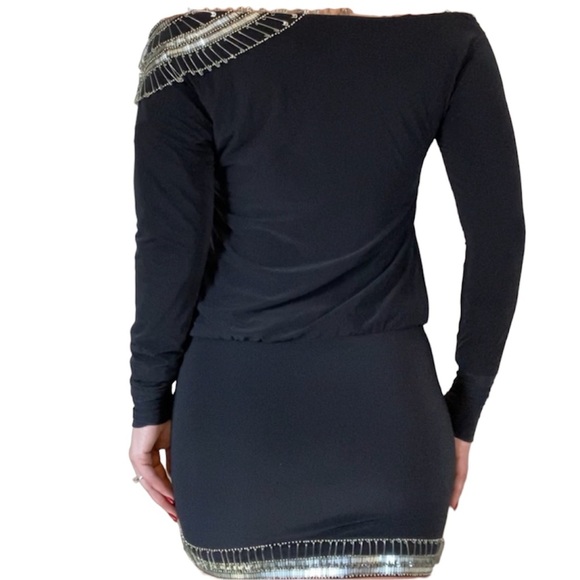 Jovani Mini Dress with Pins - Picture 4 of 7